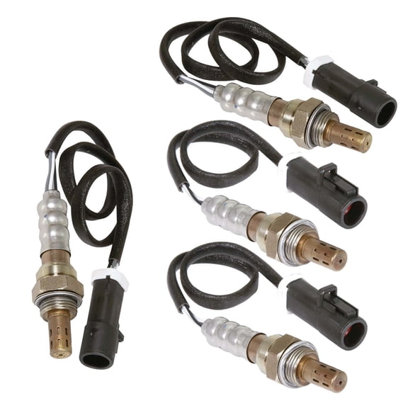 Maxfavor 4Pcs O2 Oxygen Sensor for Ford F-250 F-350 Super Duty V10 6.8L 1999 Upstream + Downstream