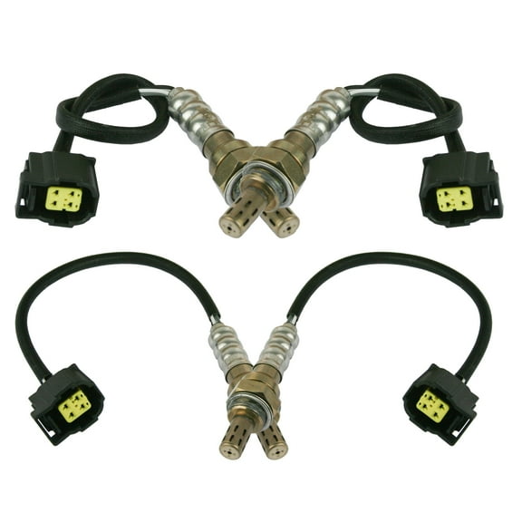 Maxfavor 4Pcs O2 Oxygen Sensor for Jeep Grand Cherokee 2013-2012 6.4L SRT8, SRT Upstream Downstream