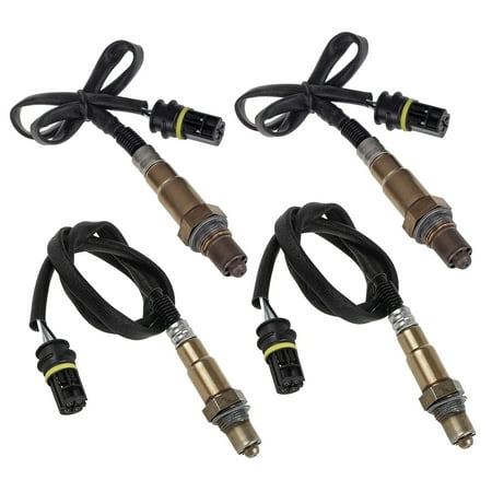 Maxfavor 4Pcs O2 Oxygen Sensor for Mercedes-Benz CLK55 AMG 5.5L 2003 Base 2-Door Upstream Downstream