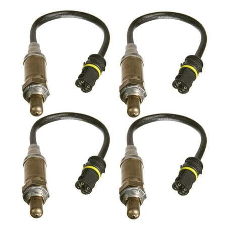 Maxfavor 4Pcs O2 Oxygen Sensor for Mercedes-Benz ML320 ML430 2000 1999 1998 3.2L Upstream Downstream