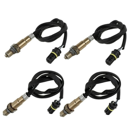 Maxfavor 4Pcs O2 Oxygen Sensor for Mercedes-Benz ML500, R500 2006-2007 V8 5.0L Upstream Downstream
