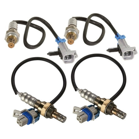 Maxfavor 4Pcs O2 Oxygen Sensor for Pontiac Bonneville GXP V8 4.6L 2005 2004 Upstream + Downstream