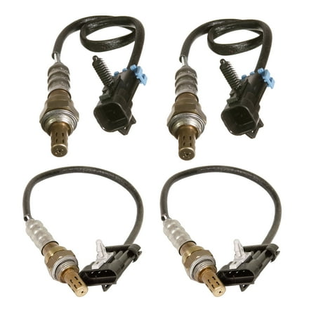 Maxfavor 4Pcs O2 Oxygen Sensors for Chevrolet Silverado, GMC Yukon 2002-1996 Upstream Downstream