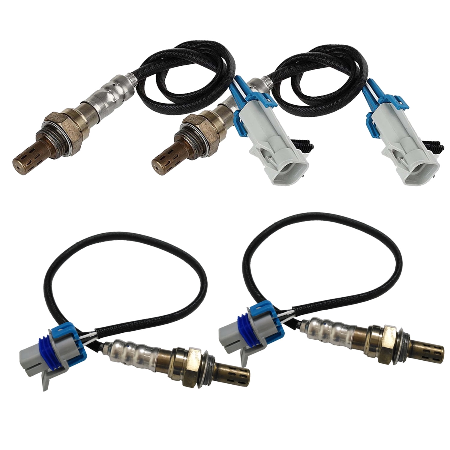 Maxfavor 4Pcs Oxygen Sensor for 2008-2013 Chevrolet Silverado 1500 LT, LTZ, WT Upstream Downstream