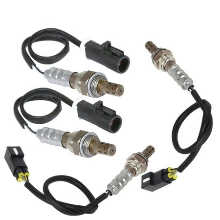 Maxfavor 4X O2 Oxygen Sensor for 1999 Ford Contour, Mercury Cougar Mystique 2.5L Upstream Downstream