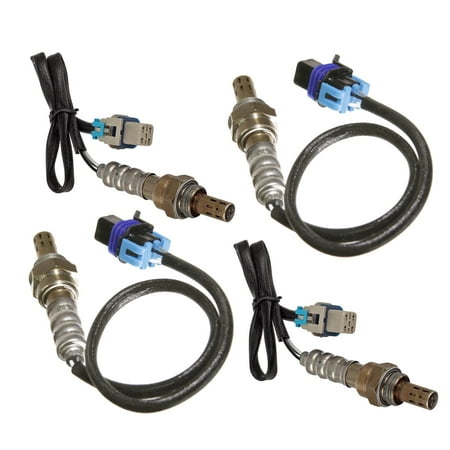 Maxfavor 4X O2 Oxygen Sensor for 2007 Chevrolet Silverado 1500, GMC Sierra 1500 Upstream Downstream