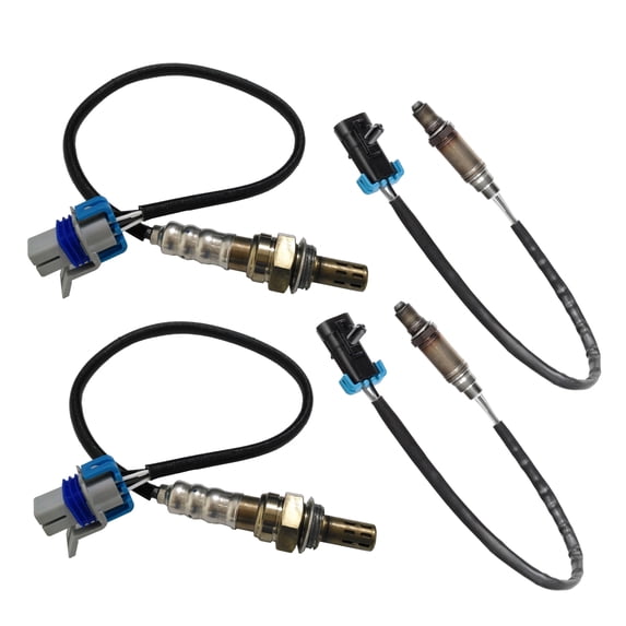 Maxfavor 4X O2 Oxygen Sensor for Chevrolet Silverado 2500 HD 2015-2012, GMC 6.0L Upstream Downstream