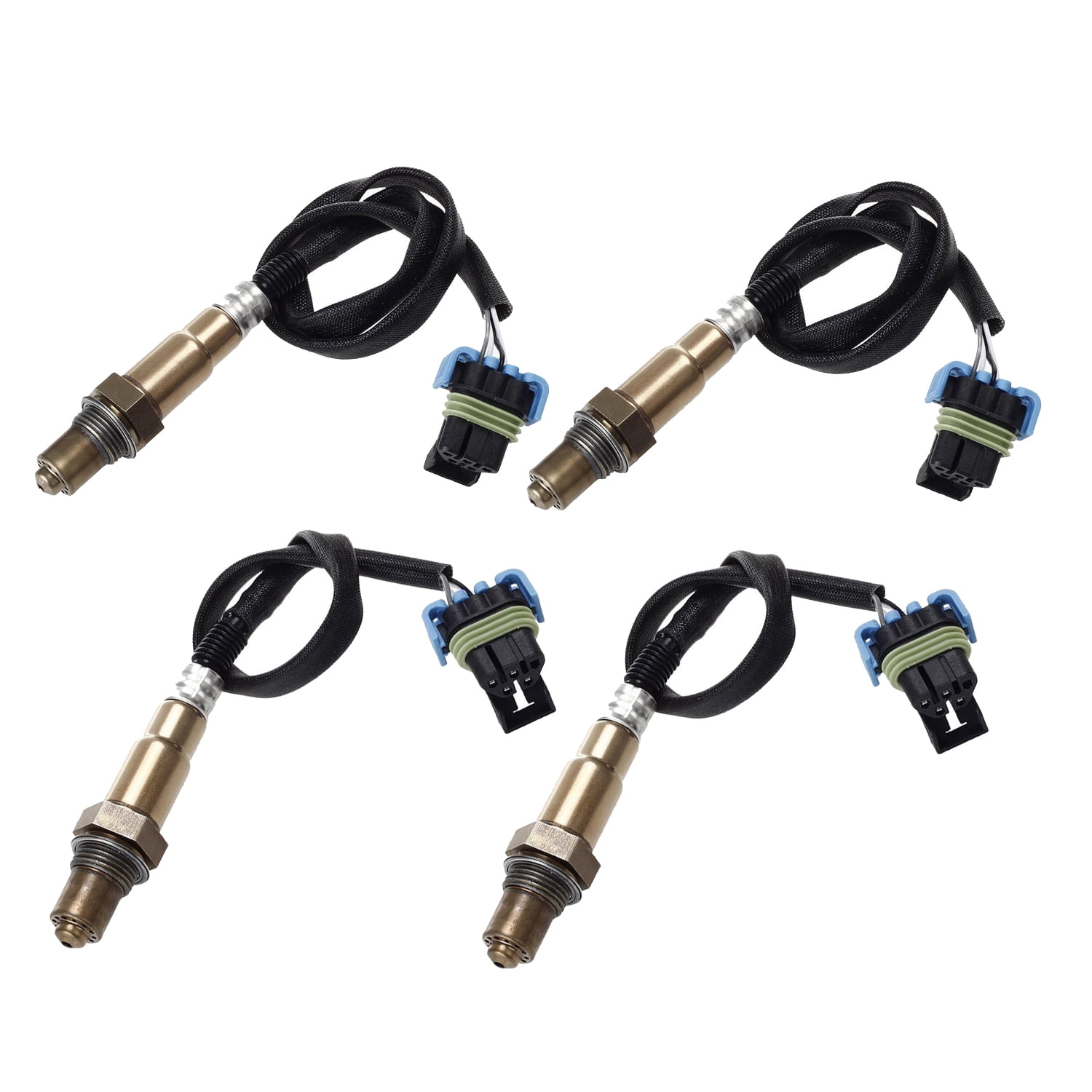 Maxfavor 4X O2 Oxygen Sensor for Chevrolet Traverse 2011 2010 2009 3.6L, Buick Upstream + Downstream