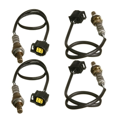 Maxfavor 4X O2 Oxygen Sensor for Chrysler Aspen Dodge Durango 2009 Hybrid Engine Upstream Downstream