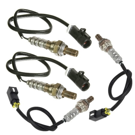 Maxfavor 4X O2 Oxygen Sensor for Ford Contour 1999-1996, Mercury Mystique 2.5L Upstream & Downstream