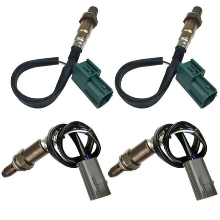 Maxfavor 4X O2 Oxygen Sensor for Nissan Armada 2008-2013, Infiniti QX56 5.6L Upstream + Downstream