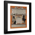 thumbnail image 1 of Maxfield Parrish 11x14 Black Modern Framed Museum Art Print Titled - Harper's Weekly, Christmas (1897), 1 of 5