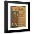thumbnail image 1 of Maxfield Parrish 17x24 Black Modern Framed Museum Art Print Titled - The Christmas Scribner's (1898), 1 of 5