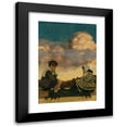thumbnail image 1 of Maxfield Parrish 18x24 Black Modern Framed Museum Art Print Titled - The Little Peach (1902), 1 of 5