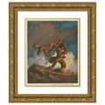 thumbnail image 1 of Maxfield Parrish 20x24 Gold Ornate Framed and Double Matted Museum Art Print Titled - Cadmus Sowing the Dragon's Teeth (1910), 1 of 4