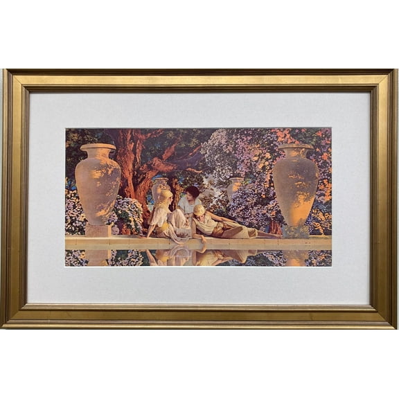 Maxfield Parrish "Garden of Allah" CUSTOM FRAMED Art Print Time Generic