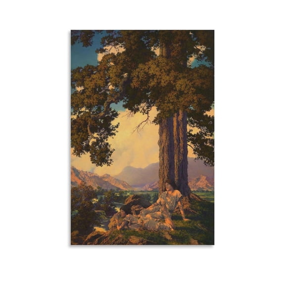Maxfield Parrish Print Painting (11) Canvas Wall Art Poster Decorative Bedroom Modern Home Print Picture Artworks Posters 08x12inch(20x30cm)