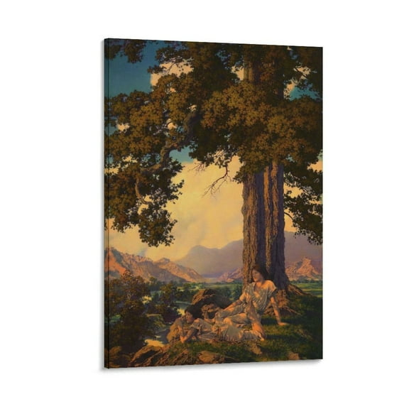 Maxfield Parrish Print Painting (11) Posters Wall Art Painting Canvas Gift Living Room Prints Bedroom Decor Poster Artworks 24x36inch(60x90cm)