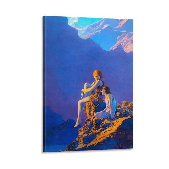 Maxfield Parrish Print Painting (18) Canvas Wall Art Poster Decorative Bedroom Modern Home Print Picture Artworks Posters 12x18inch(30x45cm)