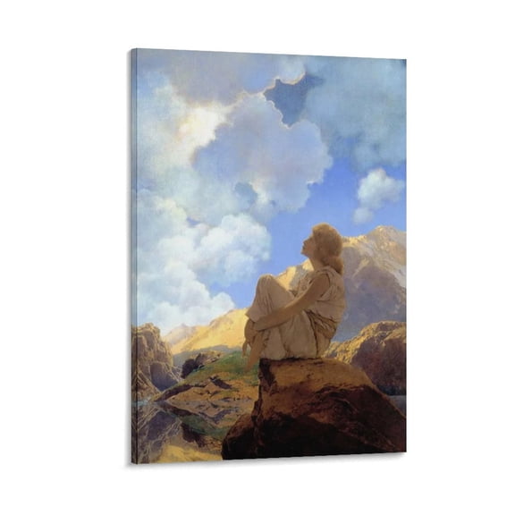 Maxfield Parrish Print Painting (19) Art Poster Canvas Painting Decor Wall Print Photo Gifts Home Modern Decorative Posters 24x36inch(60x90cm)