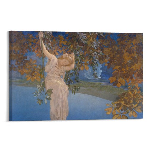 Maxfield Parrish Print Painting (7) Wall Art Poster Gifts Bedroom Prints Home Decor Hanging Picture Canvas Painting Posters 24x36inch(60x90cm)