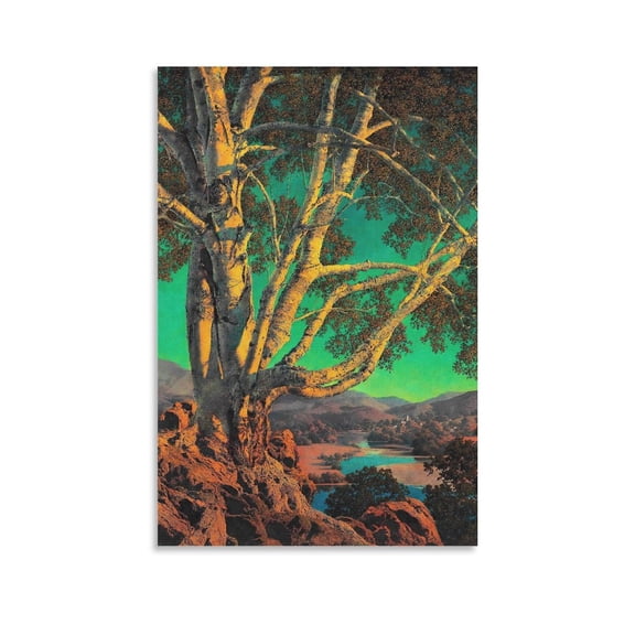 Maxfield Parrish Prints Painting (21) Canvas Wall Art Poster Decorative Bedroom Modern Home Print Picture Artworks Posters 08x12inch(20x30cm)