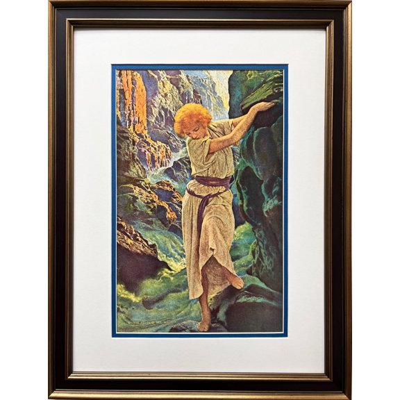 Maxfield Parrish "The Canyon" CUSTOM FRAMED Art Print Generic