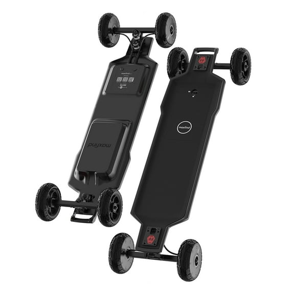 Maxfind Black All Terrain Electric Skateboards, 38"