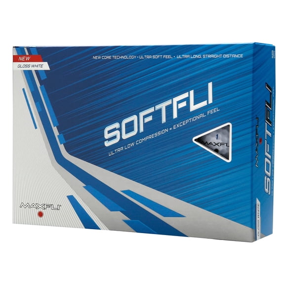 Maxfli 2021 Softfli Gloss White Golf Balls