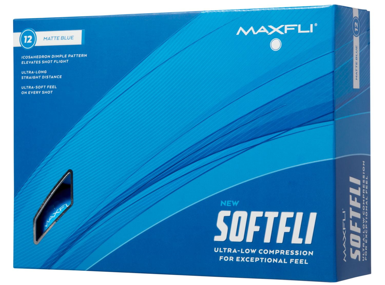 Maxfli 2023 Softfli Matte Blue Golf Balls