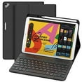 thumbnail image 1 of Maxfree iPad Keyboard Case 8th 7th Generation, iPad Pro 10.5/Air 3rd Gen 2019/2017, Magnetically Detachable Wireless/BT Keyboard with Pencil Holder, Auto Sleep/Wake Tablet Case for iPad 10.2, 1 of 3