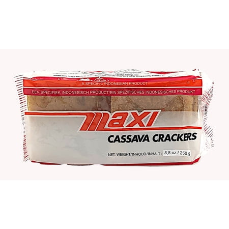 Maxi Cassava Crackers (Raw) 8.75oz, Pack of 6