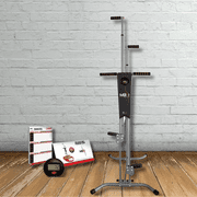 Maxi Climber Vertical Stair-Stepping Fitness Machine for Total Body Workouts, Adjustable Climbing Mechanism, Ideal for Home Gym Cardio and Muscle Training with Integrated Monitor
