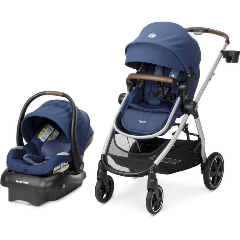 oz★親子セット Maxi-Cosi Zelia² Luxe 5-in-1 Modular Travel System, New Hope Navy