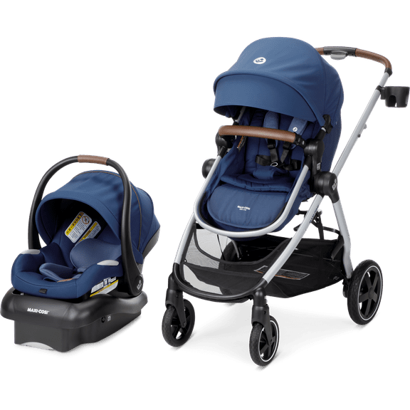 Maxi-Cosi Zelia² Luxe 5-in-1 Modular Travel System, New Hope Navy