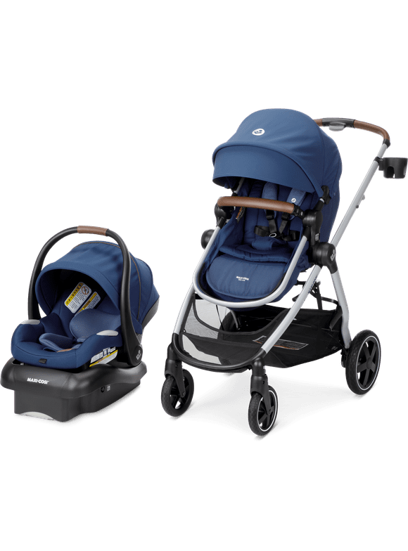 Maxi-Cosi Zelia² Luxe 5-in-1 Modular Travel System, New Hope Navy,