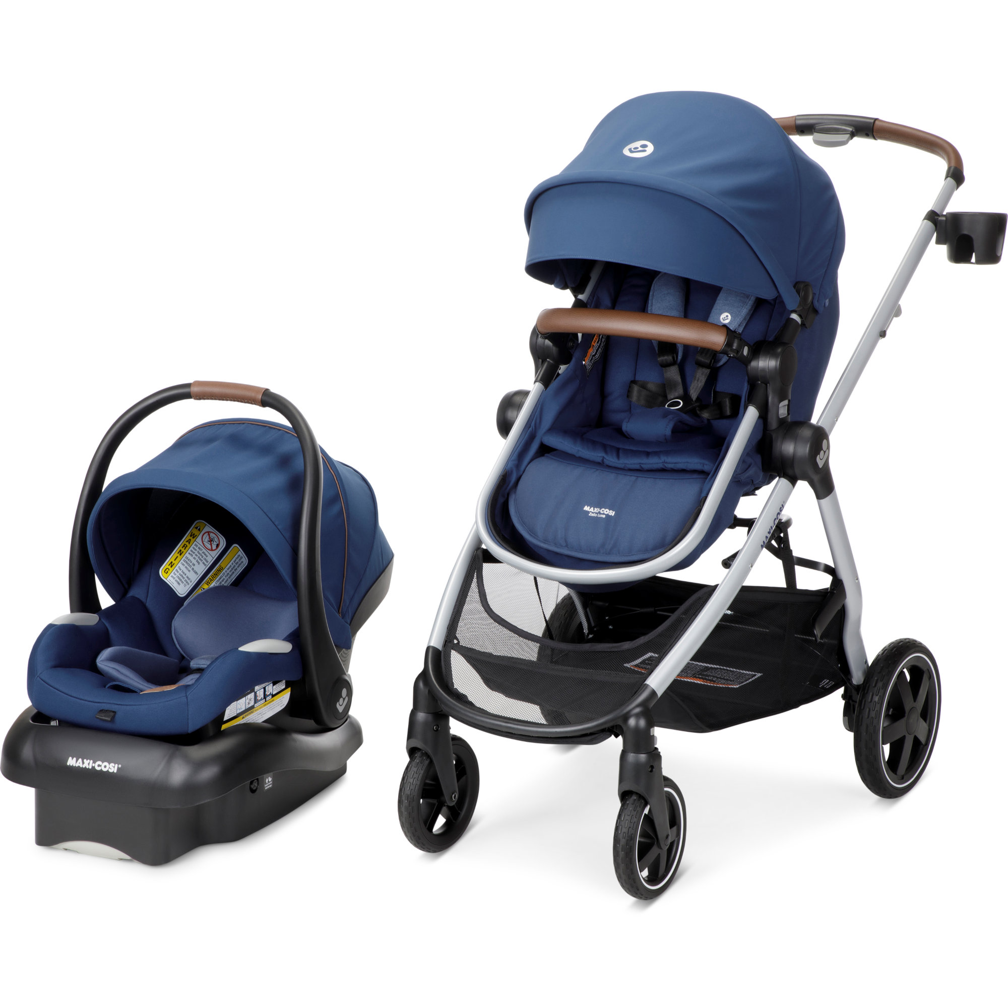 Maxi Cosi Zelia Luxe 5 in 1 Modular Travel System New Hope Navy 
