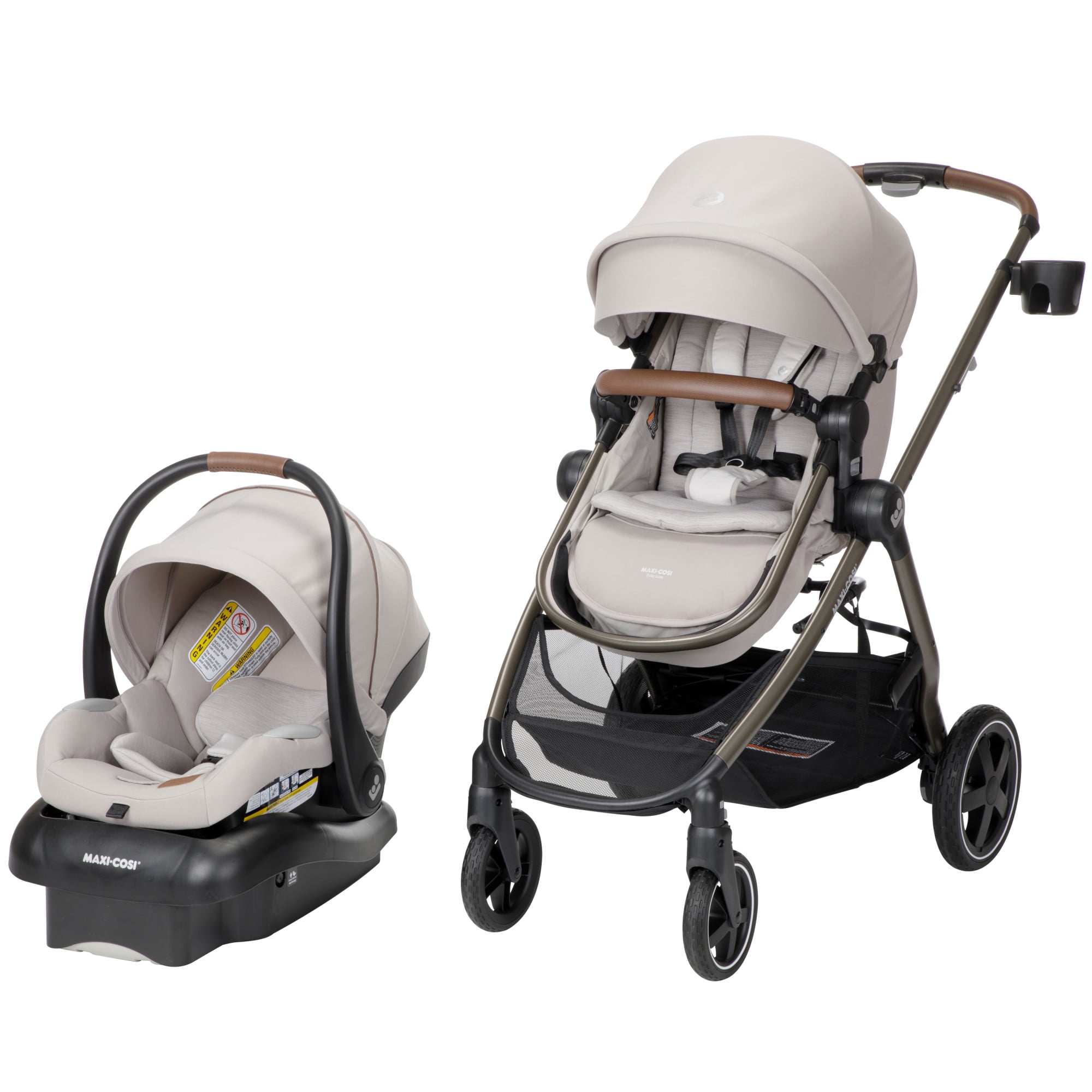 Bebe　２本セット Maxi-Cosi Zelia² Luxe 5-in-1 Modular Travel System, New Hope Tan