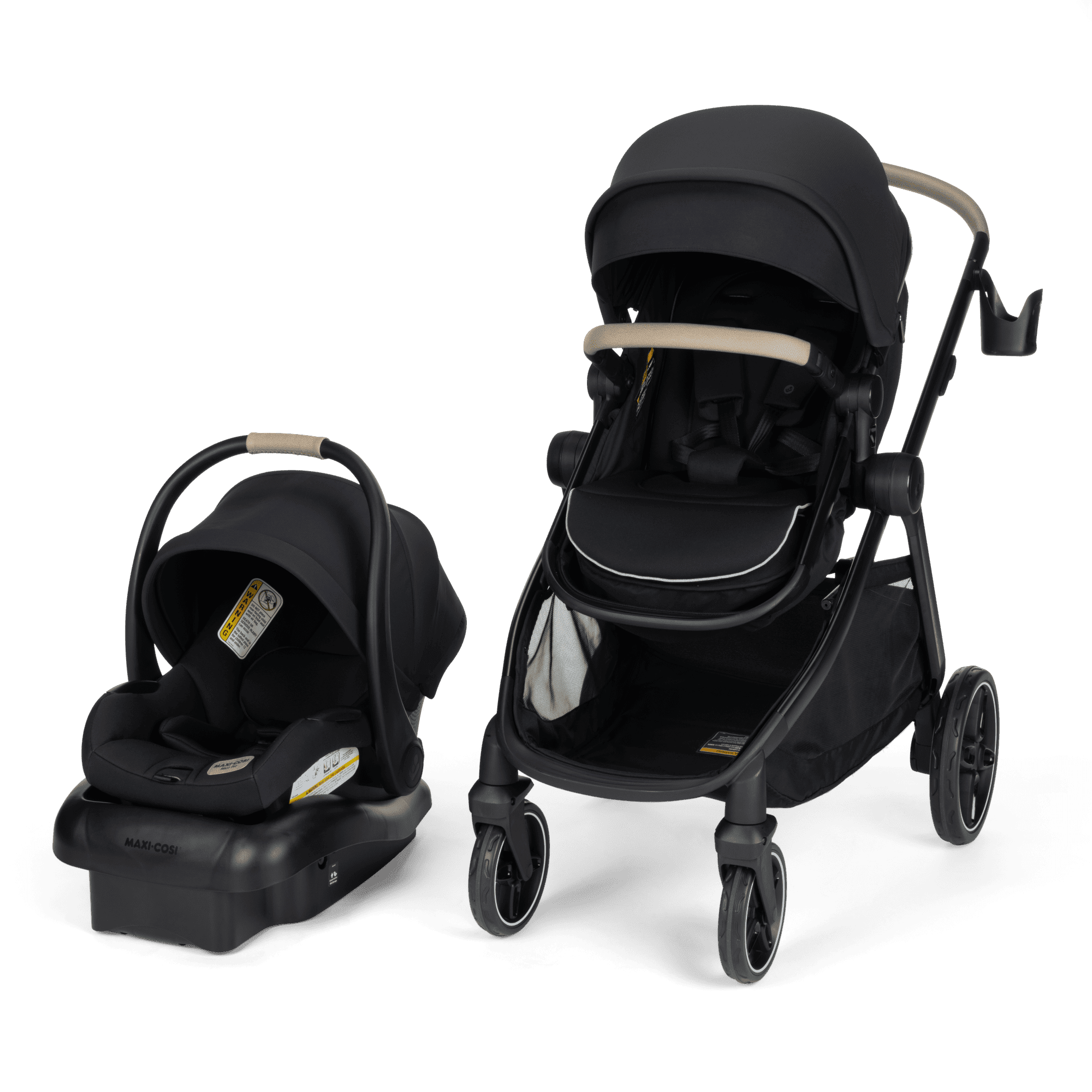 Maxi-Cosi Zelia Pro 5-in-1 Modular Travel System, Caspian Caviar