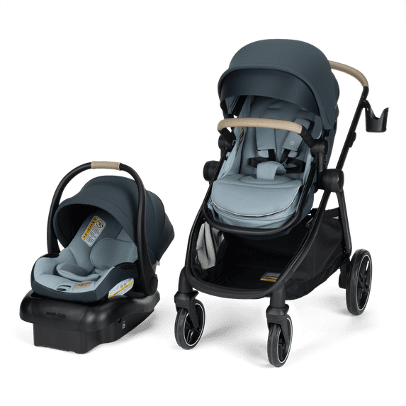 Maxi-Cosi Zelia Pro 5-in-1 Modular Travel System, Seascape Blue