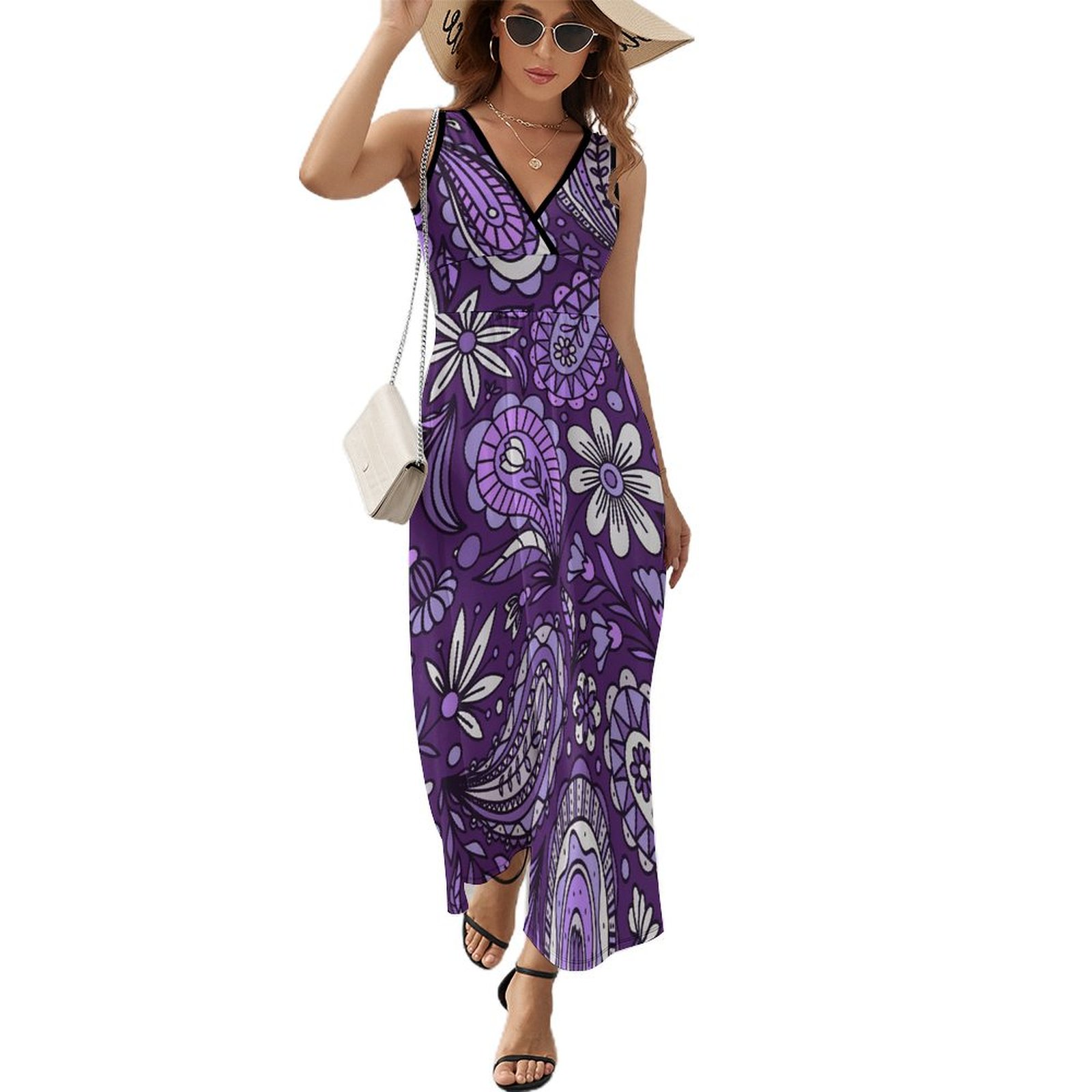 slim fit dress slacks The Paisley Dress main image 1