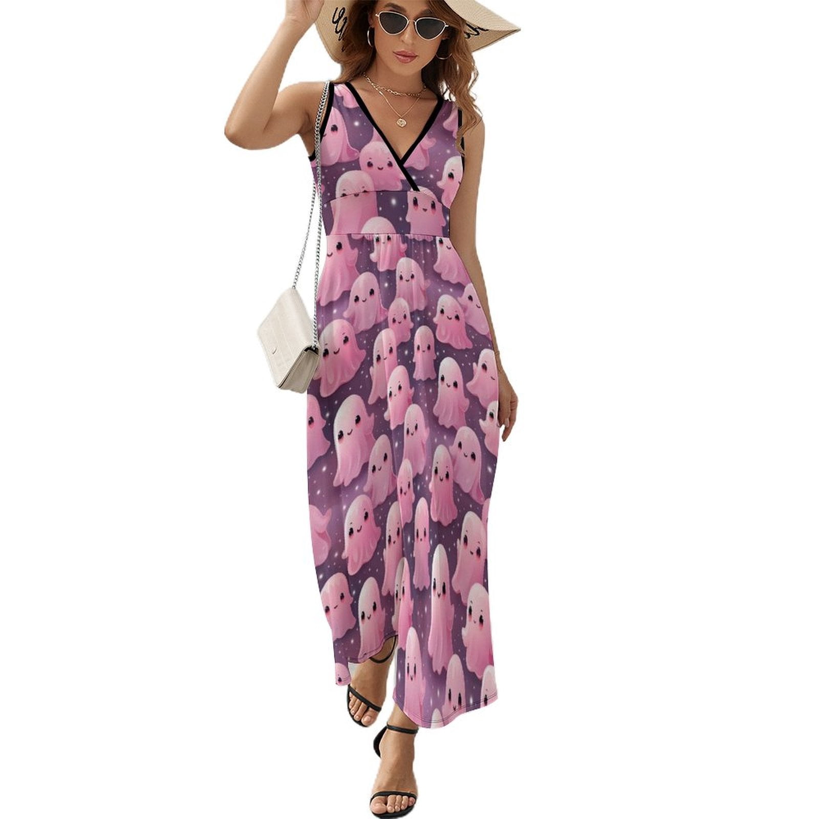 korean club dress Generic Women's Elegant Bow Suspender Long Dress Summer Beach Style Casual Dress  Korean Style Slim Dress, Small, Pnnrk at Amazon Women's Clothing store