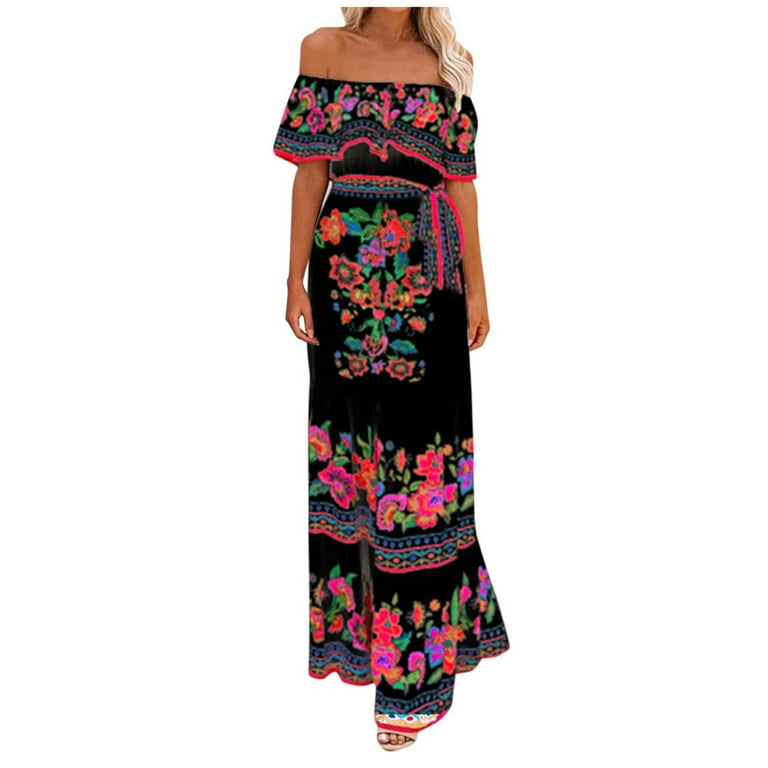 Women Off Shoulder Heart Print Gather Bodycon Dresses Women Off Shoulder Heart Print Gather Bodycon Dresses