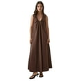 thumbnail image 1 of Maxi Dress with U Collar, 1 of 4