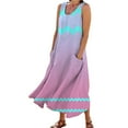 Maxi Dresses for Women,2024 Summer Casual Sleeveless Crewneck Tank