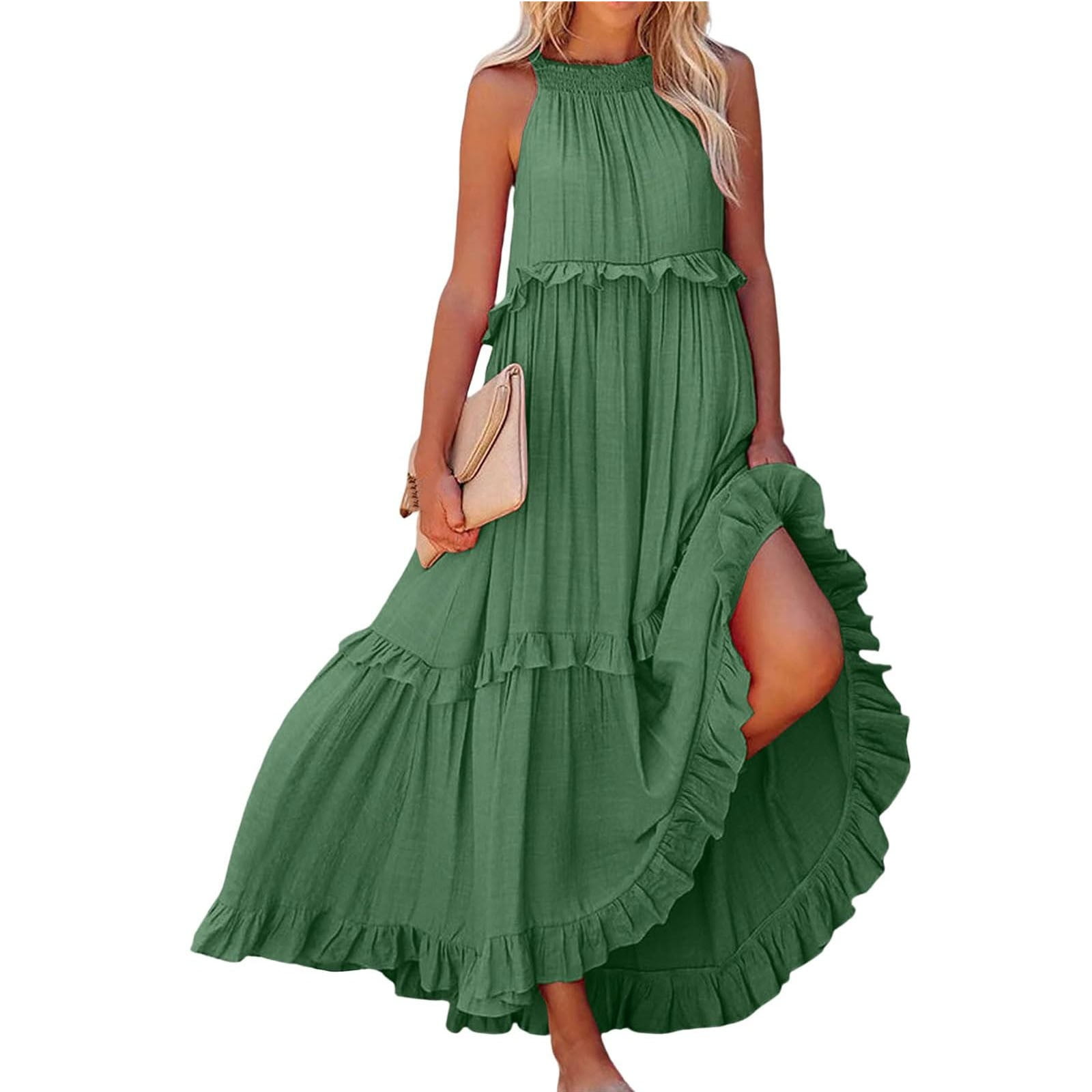 plus size maxi dresses with sleeves Petal and Pup Women's Sullivan Puff Sleeve Maxi Dress