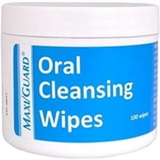 maxiguard oral cleansing wipes - 100 wipes