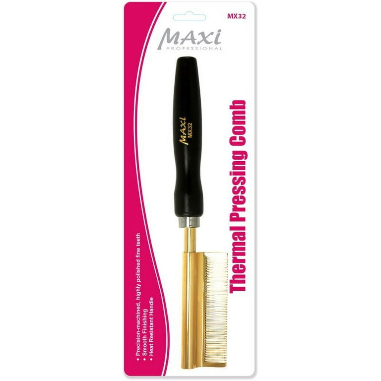 Maxi Hair Tool Pressing Comb Brass