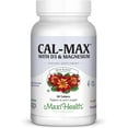 thumbnail image 1 of Maxi Health Calcium Magnesium with Vitamin D3 & Boron – Supports Bone & Muscle Health – 90 Tablets, 1 of 9