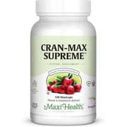 Maxi Health CranMax Supreme   Cranberry, MSM & Oregano   Urinary Tract & Immune Support   120 Capsules